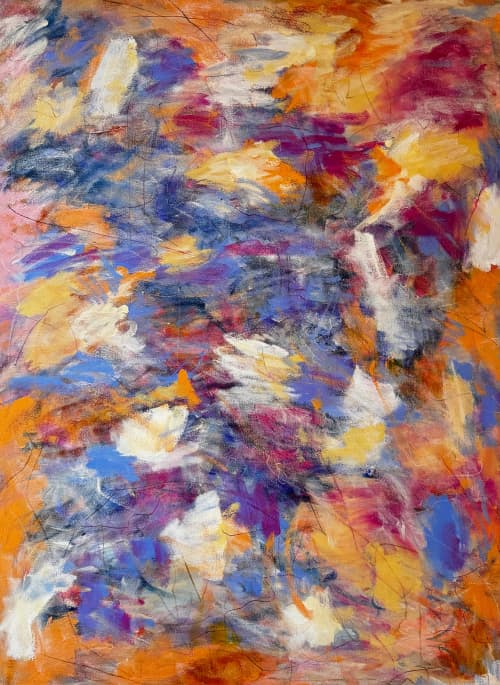 Warmth | Oil And Acrylic Painting in Paintings by Anastasiia Krykun. Item composed of canvas in contemporary style
