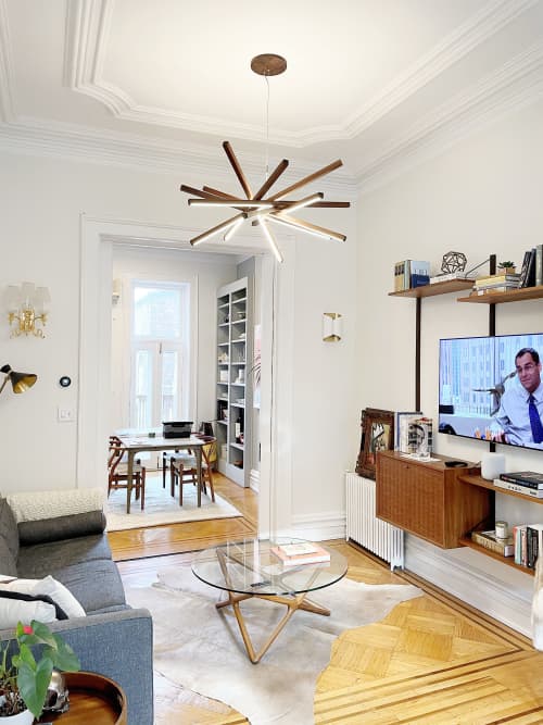 VORTEX chandelier | Chandeliers by Next Level Lighting. Item made of walnut