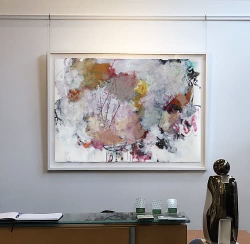 Slow Dawn | Oil And Acrylic Painting in Paintings by Martica Griffin | GALLERY in New York. Item composed of paper & synthetic