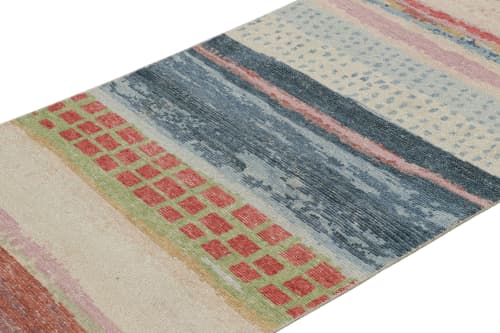 Rug & Kilim’s Distressed Contemporary Abstract Runner | Area Rug in Rugs by Rug and Kilim