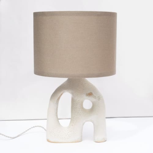 Big Arch Lamp | Table Lamp in Lamps by niho Ceramics. Item made of stoneware compatible with contemporary and coastal style