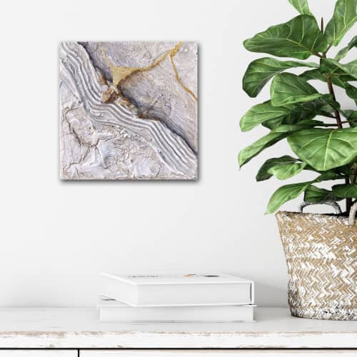 Excavation - An Earthy Mixed Media Painting | Mixed Media by Jennifer Lorton Art