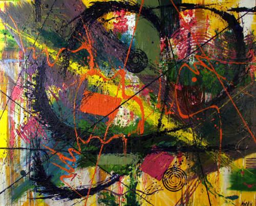 Nora Harvey | Oil And Acrylic Painting in Paintings by Nora Harvey Artist. Item made of canvas & synthetic