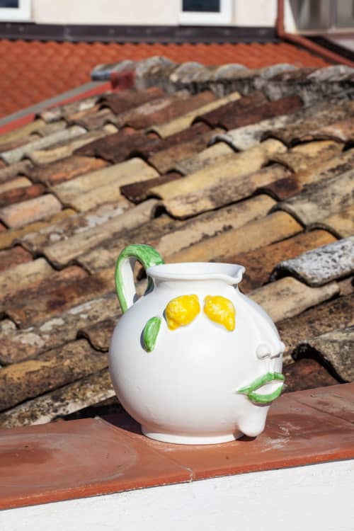 Filomena Pitcher | Vessels & Containers by Patrizia Italiano. Item made of ceramic