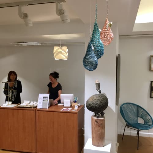 Water Drops (Indoor) | Sculptures by Deanna Gabiga | Deanna Gabiga Studio in Honolulu. Item composed of copper