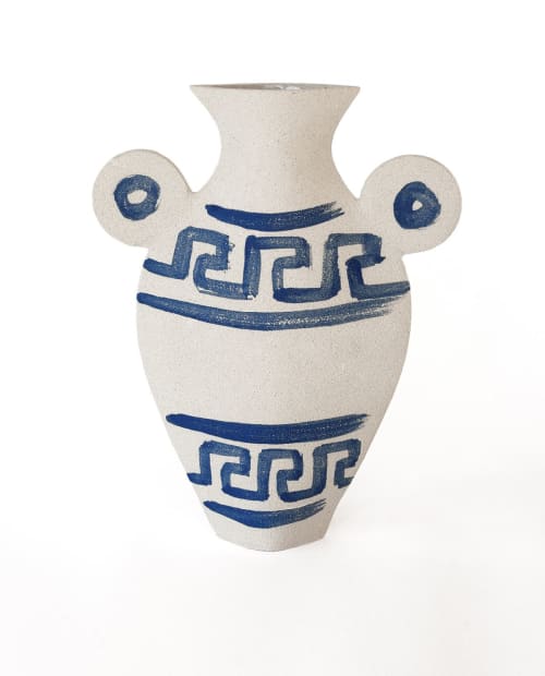 Ceramic Vase ‘Greek [L]’ | Vases & Vessels by INI CERAMIQUE. Item made of ceramic compatible with minimalism and contemporary style