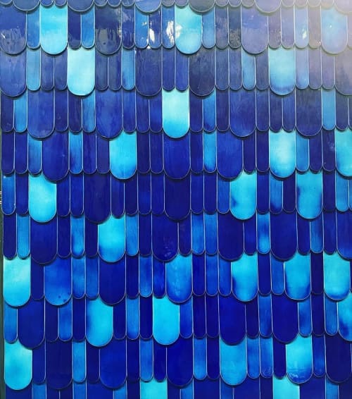 Shingle Tile | Tiles by YP Art Ceramic. Item composed of ceramic