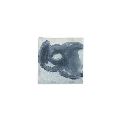 Etnografica Indaco I | Mixed Media by Kim Fonder. Item made of paper