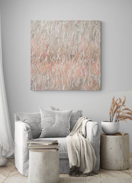 The Love Letters—Sunrise | Mixed Media by Anna Jaap Studio. Item made of canvas