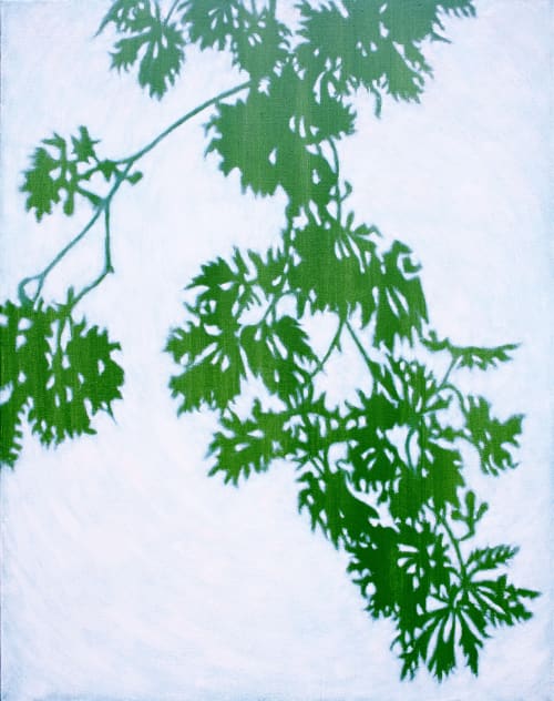 Morning Sky (28 x 22" Oil painting) | Oil And Acrylic Painting in Paintings by Christine So. Item composed of canvas in boho or contemporary style