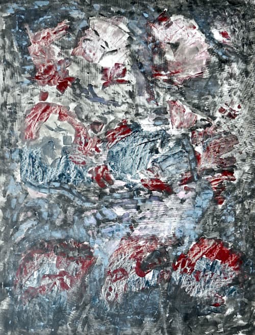 Summer Etude | 36x47 | Large Abstract Wall Art | Oil And Acrylic Painting in Paintings by Jacob von Sternberg Large Abstracts. Item composed of canvas and synthetic