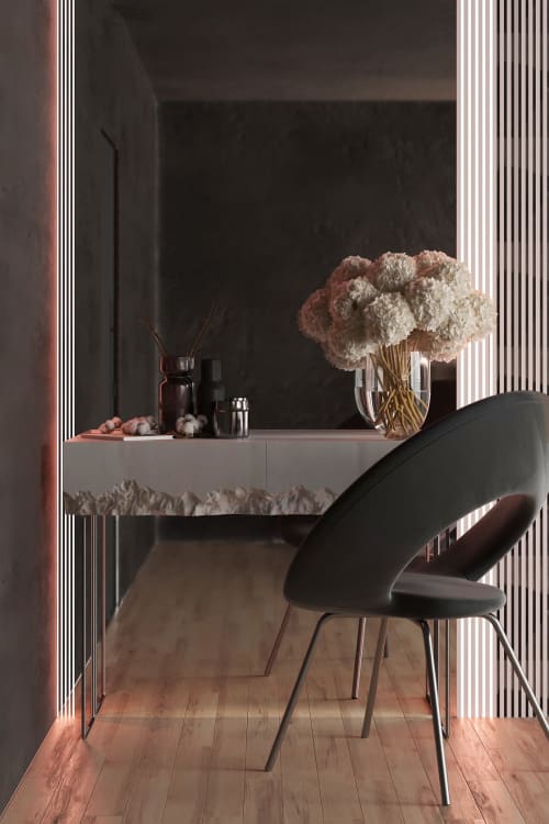 Vanity table BreakFree | Console Table in Tables by PANOPTIKUM COLLECTIONS. Item made of wood with metal works with contemporary & industrial style