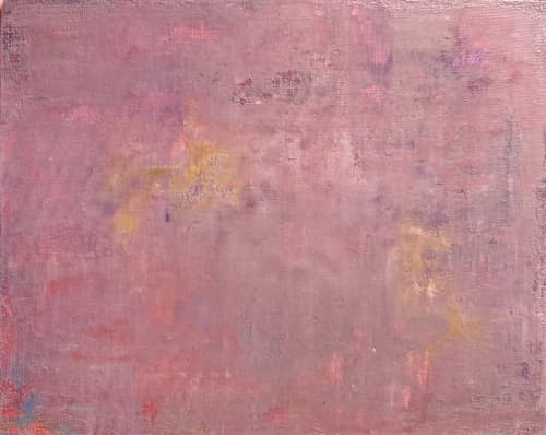Mojave Sunrise (Framed) | Oil And Acrylic Painting in Paintings by Soulscape Fine Art + Design by Lauren Dickinson. Item made of synthetic