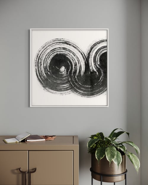 abstract express 803 | Mixed Media by Dario Moschetta. Item made of canvas & paper compatible with minimalism and modern style
