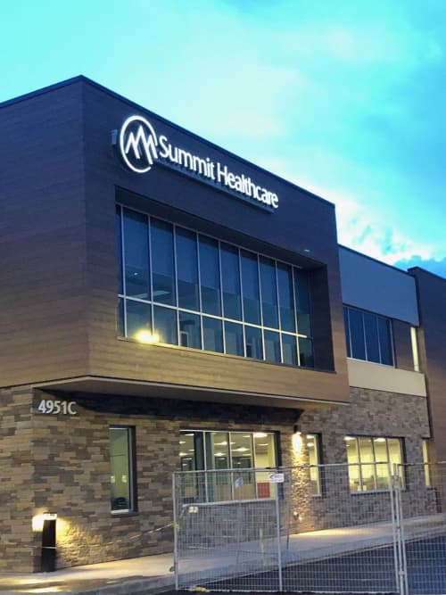 Summit Healthcare | Signage by Jones Sign Company | Summit Healthcare in Show Low