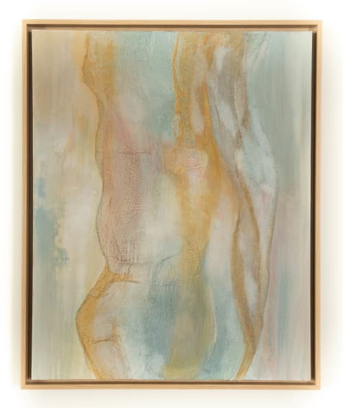 Inward | Mixed Media in Paintings by El Løvaas. Item made of canvas with synthetic