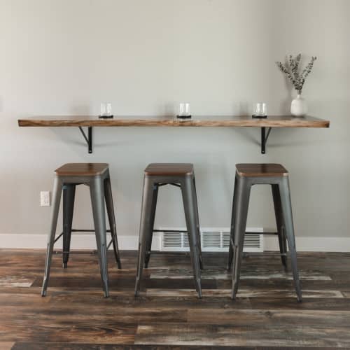 Cheap breakfast bar table and stools hot sale