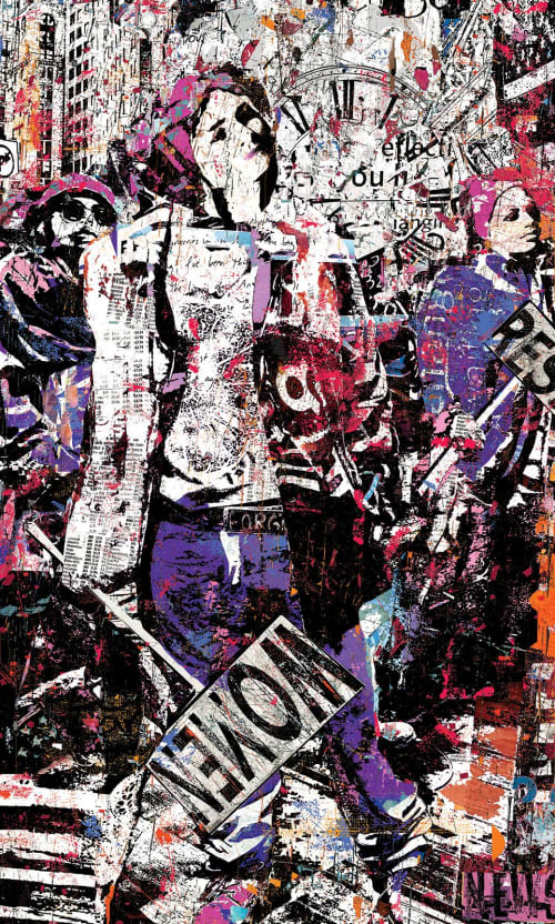 Protest 2 by Daryl Thetford Wescover Mixed Media