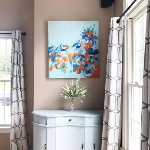 Abundance | Oil And Acrylic Painting in Paintings by Cameron Schmitz. Item composed of canvas and synthetic