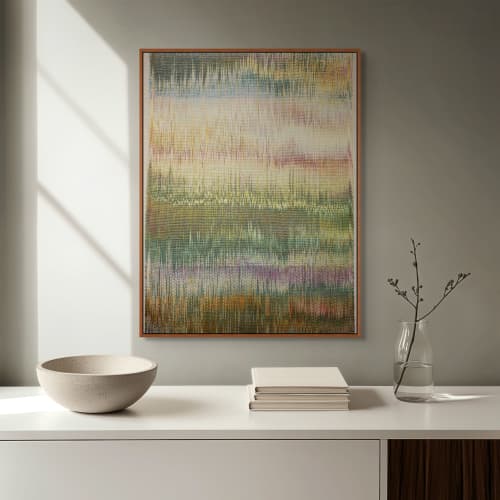 Wildflower Song | Tapestry in Wall Hangings by Jessie Bloom Studio. Item composed of cotton in mid century modern or contemporary style