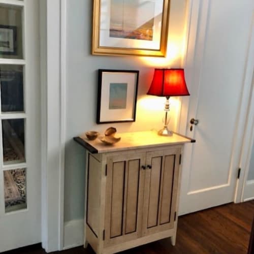 Tiger Maple Side Cabinet | Furniture by Thomas William Furniture