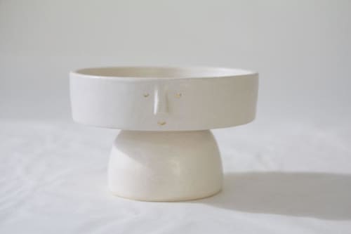 Peaceful Paulette | Bowl in Dinnerware by Kristina Kotlier. Item composed of stoneware