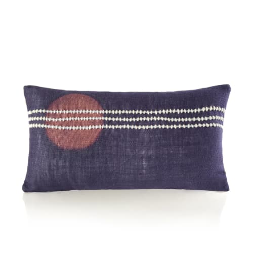 elangeni violet | Pillow in Pillows by Charlie Sprout. Item composed of cotton