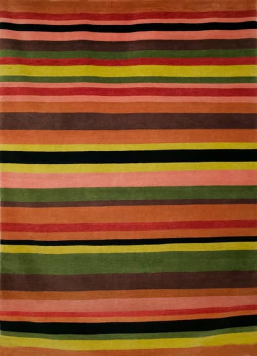 RACING STRIPES | Area Rug in Rugs by Emma Gardner Design, LLC. Item made of fabric