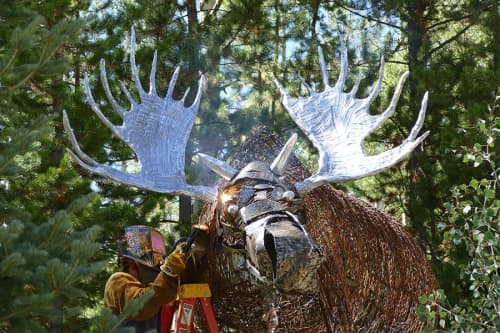 "Arce" | Public Sculptures by David Marshall. Item composed of steel