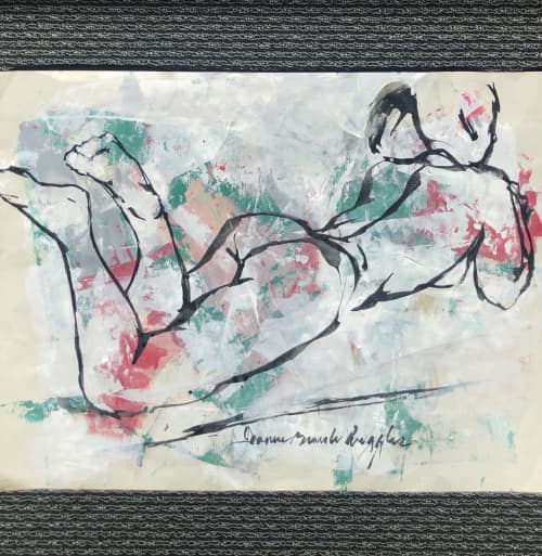Beachtime | Oil And Acrylic Painting in Paintings by Joanne Beaule Ruggles. Item made of paper works with contemporary & modern style