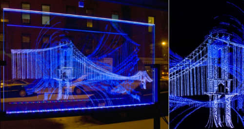 Bridges To Somewhere | Public Sculptures by Katherine Jackson | Educational Alliance in New York