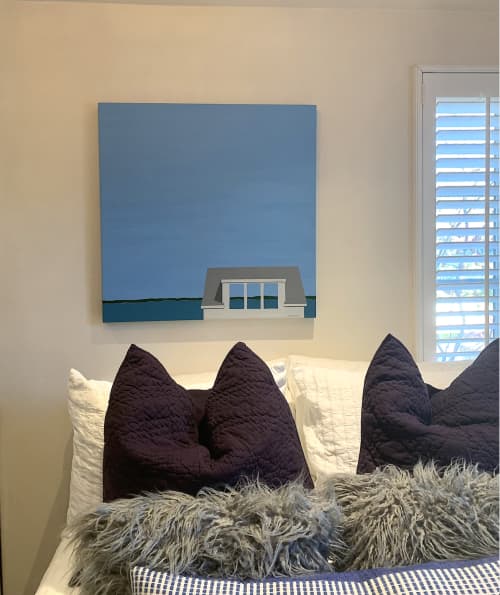 Windows on the Bay - Original | Oil And Acrylic Painting in Paintings by Paul Pedulla. Item composed of canvas