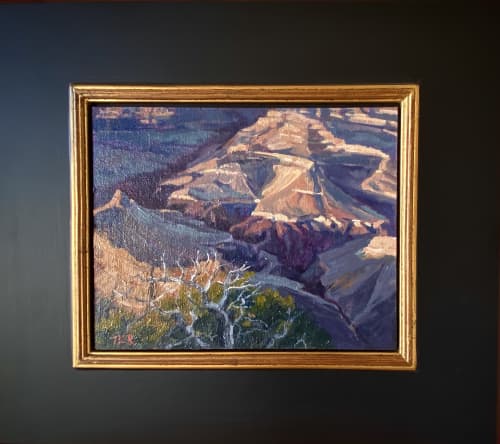 Cape Royal | Oil And Acrylic Painting in Paintings by Nancy Romanovsky. Item composed of canvas in contemporary or traditional style