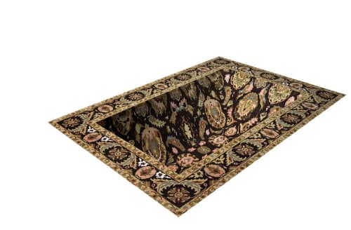 Sebastian & Mauricio Lara - Sima Pashtun | Area Rug in Rugs by Odabashian (official). Item composed of fiber