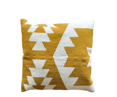 Leora Handwoven Throw Pillow Cover | Cushion in Pillows by Mumo Toronto. Item made of fabric
