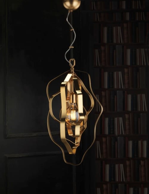 id016 | Pendants by Gallo. Item made of brass with glass