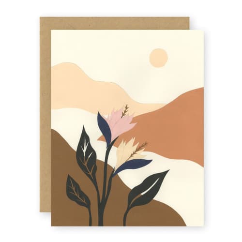 A Walk in the Valley Card | Gift Cards by Elana Gabrielle. Item made of paper