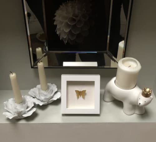 The Golden One | Decorative Frame in Decorative Objects by Lorna Doyan. Item made of paper