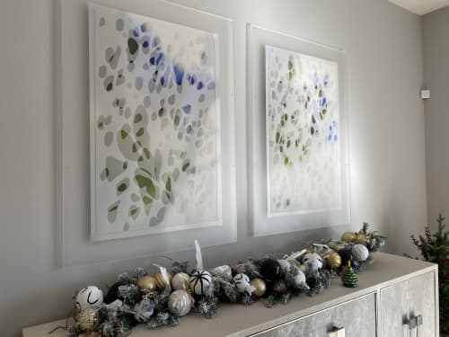 Pools of Light commission | Mixed Media by Jane Guthridge