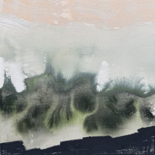 Summer Storm Series No. 4 | Oil And Acrylic Painting in Paintings by Beth Winterburn. Item composed of canvas in contemporary style