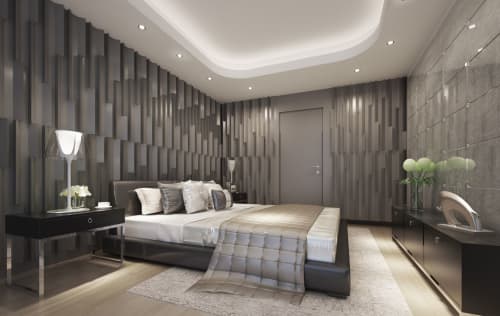 RONA - Wall & Ceiling Panel | Paneling in Wall Treatments by Mikodam Design. Item composed of oak wood & wool compatible with minimalism and mid century modern style