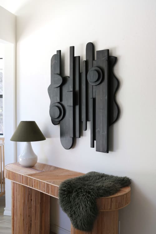 Dimensional Wood Art, Geometric Wood Art, Modern Wood Wall | Wall Sculpture in Wall Hangings by Blank Space Studios. Item composed of wood