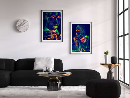 Black Light 54 | Prints by Burak Bulut YILDIRIM. Item made of paper