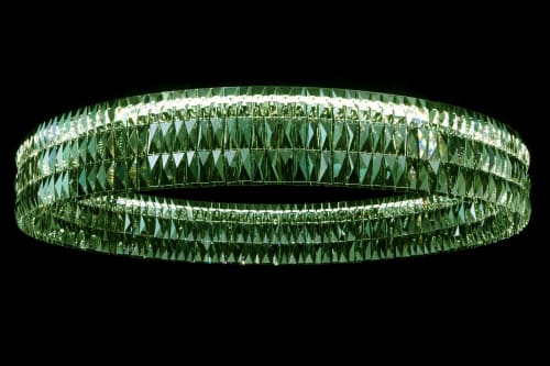 Glitterhoop 1.2m | Chandeliers by Georg Baldele. Item made of brass