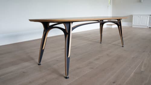 Gung Fu Dining Table | Tables by Peter Qvist. Item made of birch wood works with minimalism & contemporary style
