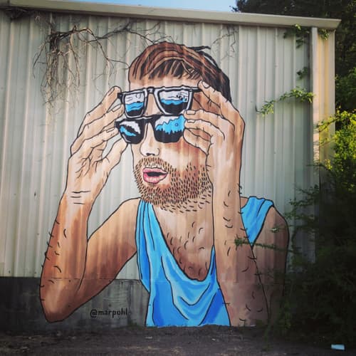 Double Vision | Street Murals by Mari Pohlman | Nowhere, TX in Dallas