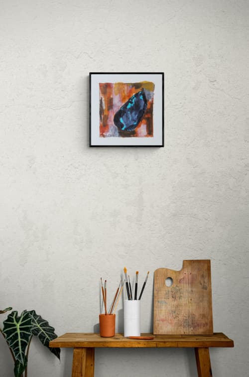 Vessel #06 – Abstract Acrylic Painting | Oil And Acrylic Painting in Paintings by Vincent Salvati – Contemporary Abstract Painter | NJ`. Item composed of paper in minimalism or contemporary style