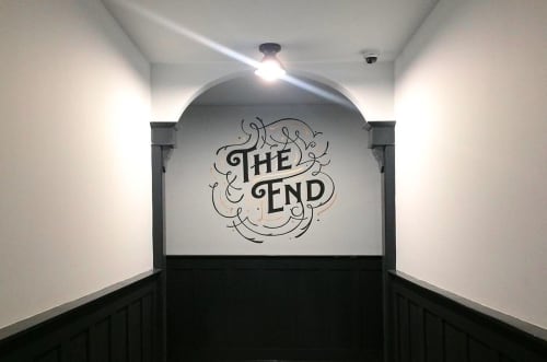 "The End" Indoor Mural | Murals by Lydia Beauregard | 1021 Cook St in Victoria. Item composed of synthetic