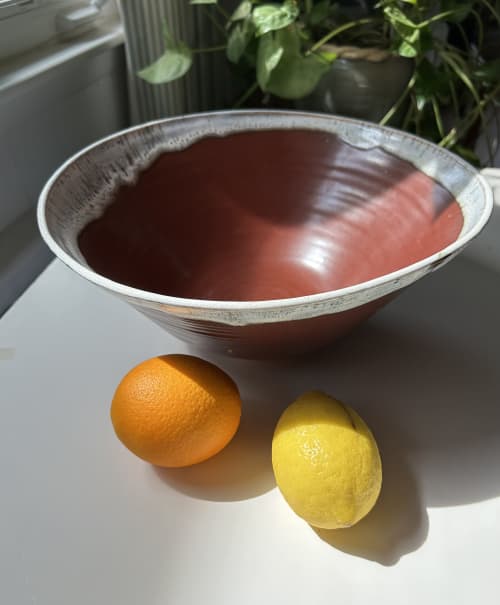 Wide Bowl | Dinnerware by Feats Of Clay. Item composed of ceramic in contemporary style