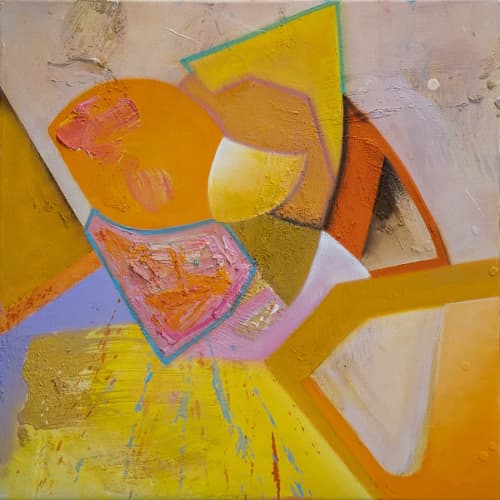374 Raining Twilight Oil painting | Oil And Acrylic Painting in Paintings by Anne B Schwartz. Item composed of canvas and synthetic in contemporary style